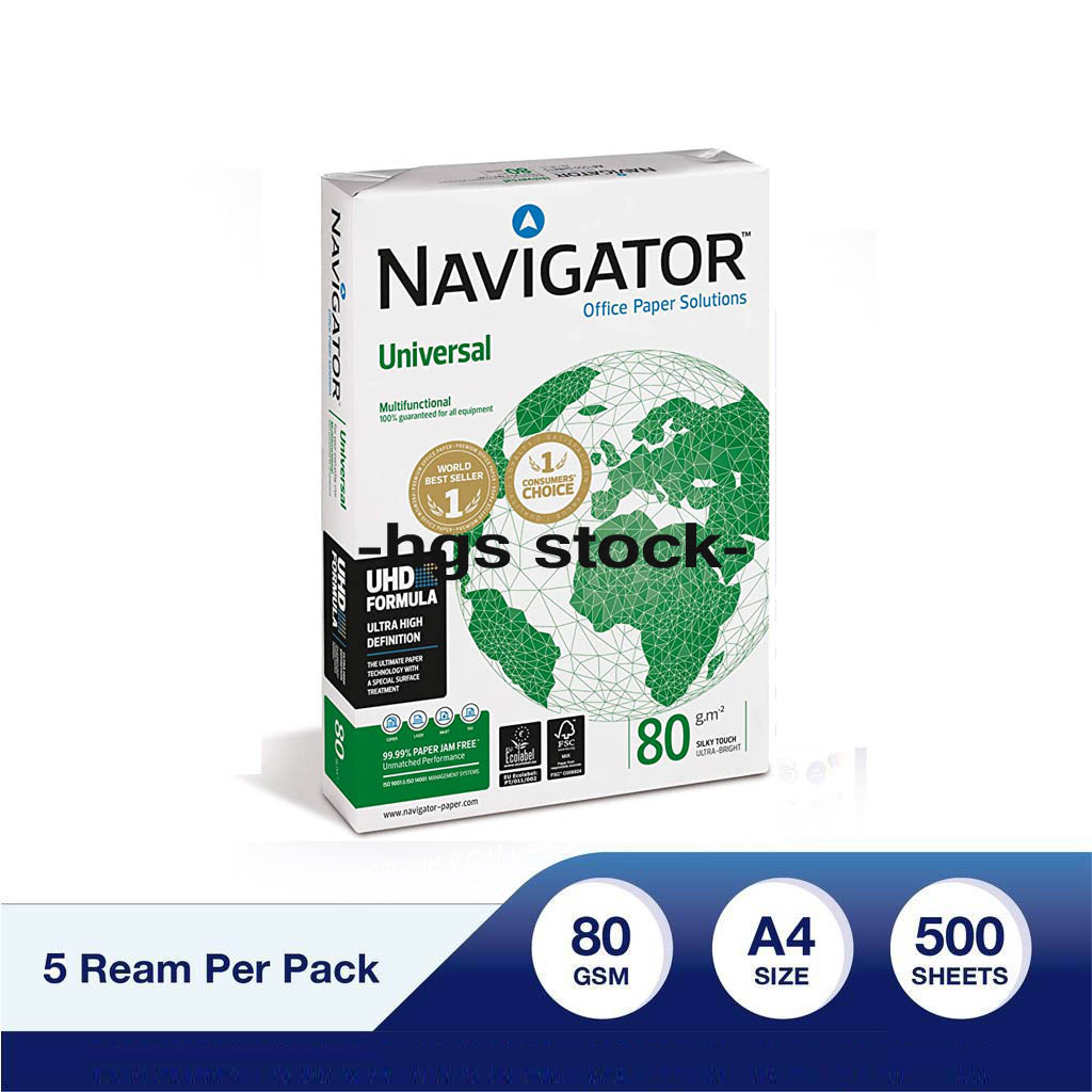 Navigator A4 80 gsm premium photocopy paper