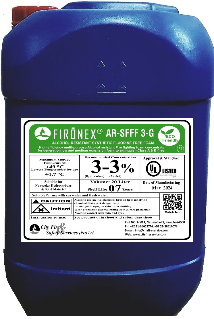 Synthetic Fluorine Free Foam Concentrate (Alcohol Resistant)