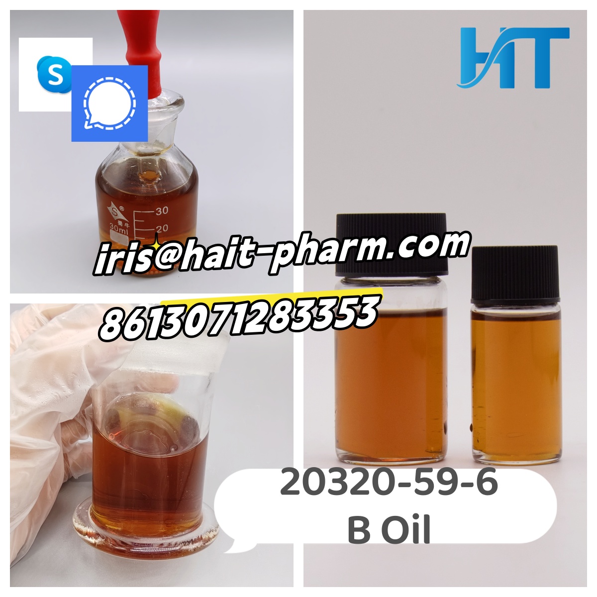 Safe Delivery CAS 20320-59-6 B Oil Manufacturer supply High Qualit B oil