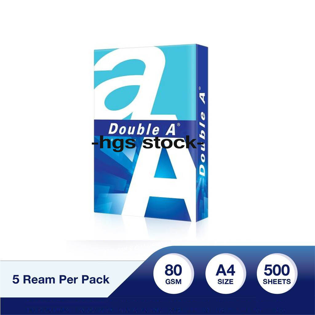 Double A A4 80 gr excellent multipurpose office papers