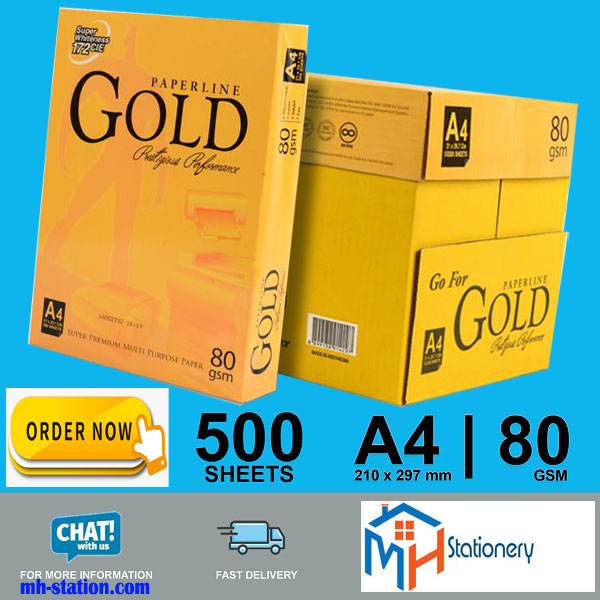 Paperline gold A4 copy paper 80 gsm (best copy paper)