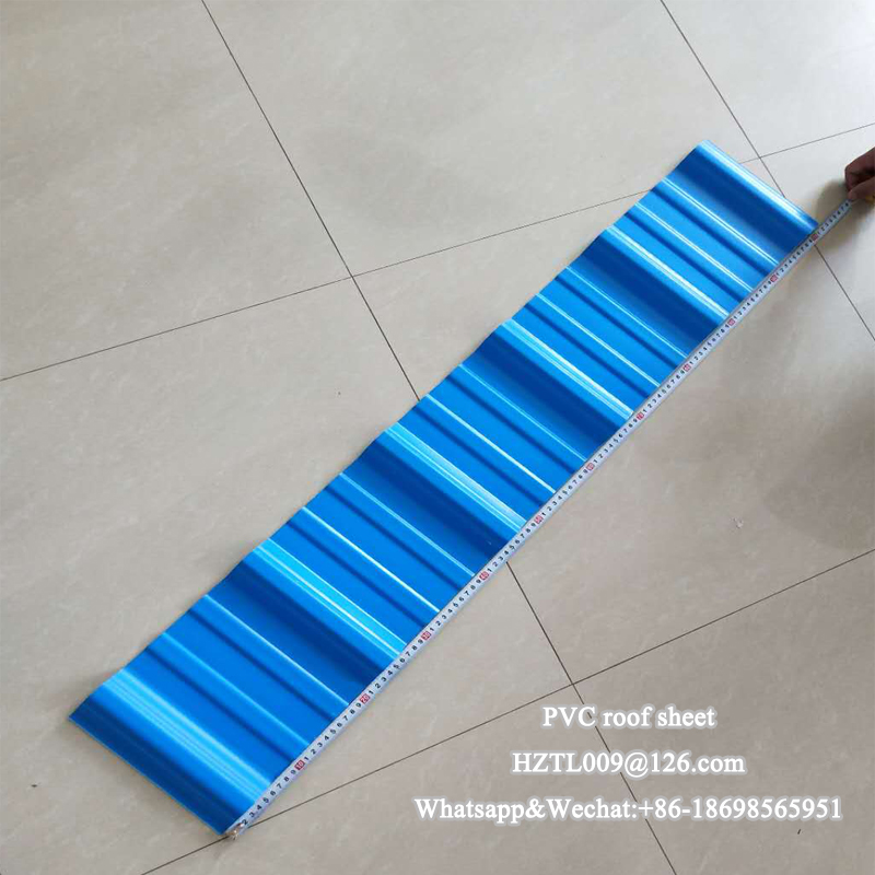 ASA PVC roofing sheet  / heat insulation plastic roof sheet