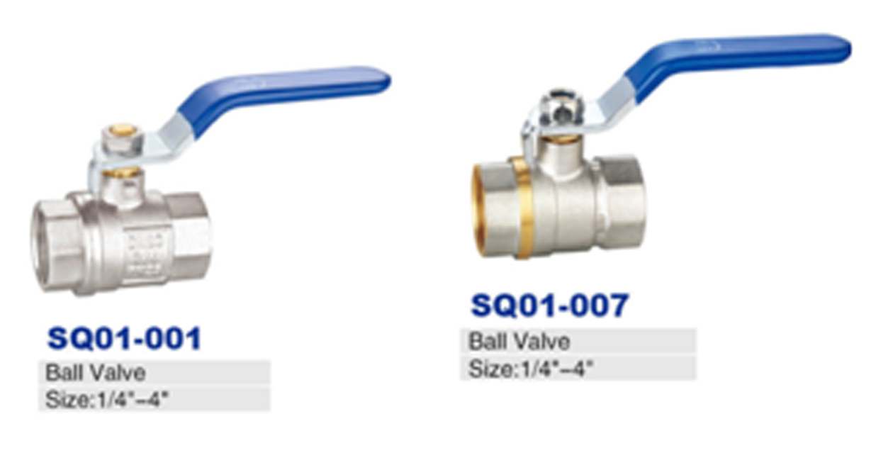 Nickel plated Brass Ball Valve