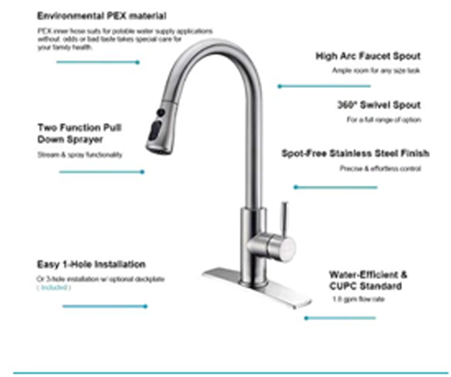 new-model-single-handle-fleible-pull-down-kitchen-tap-sink-faucet-109063