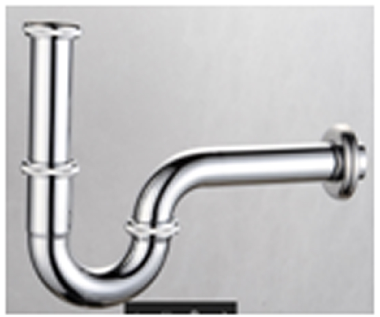 Stainless steel or copper P-type drain pipe