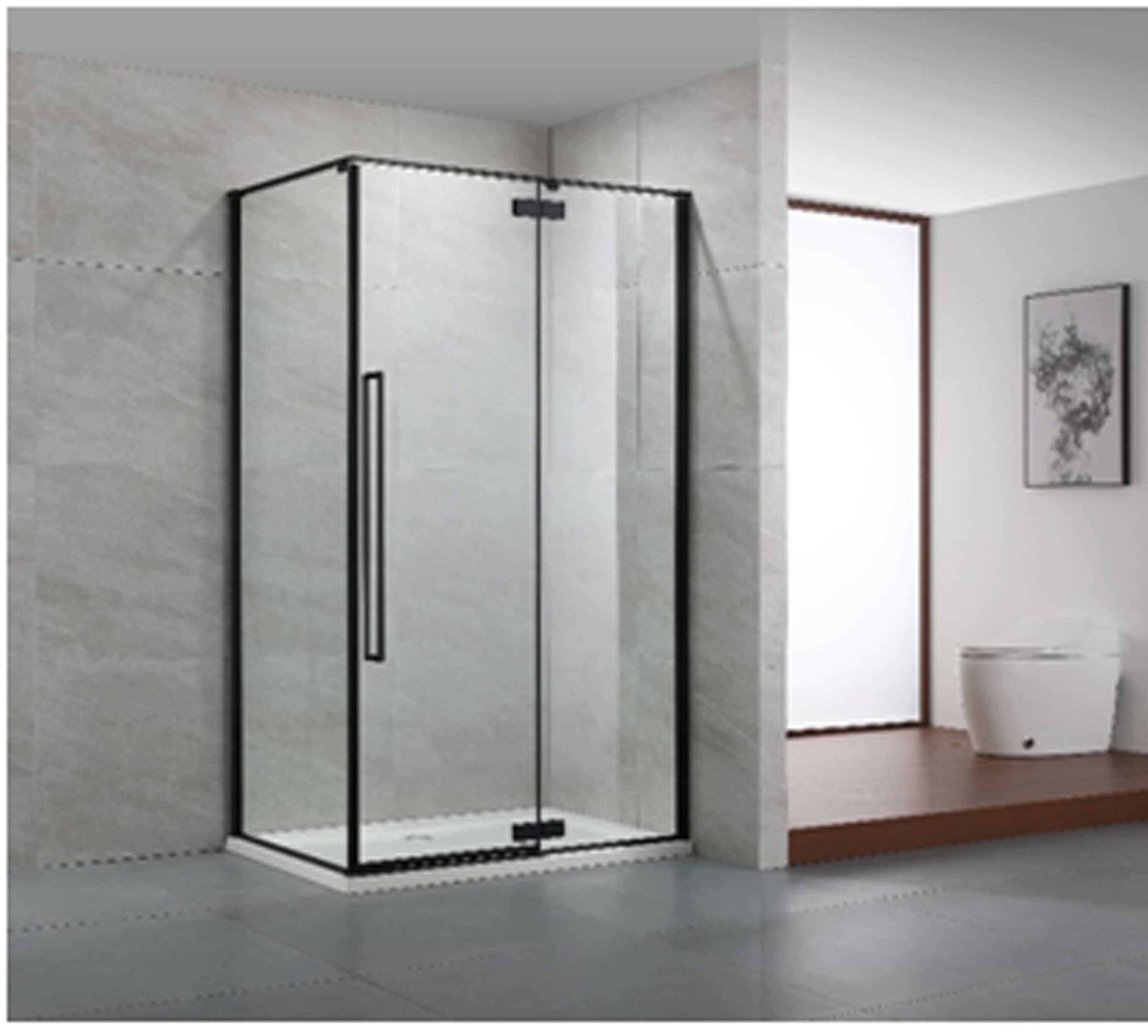 shower enclosure/ shower door