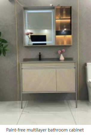 Paint Free Multilayer Bathroom Cabinet