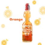 Genki Ramune Orange Soda :
