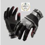 KX01 close-fitting and lightweight mechanic glove with Silicone raised hexgrip matrix to fingertips 